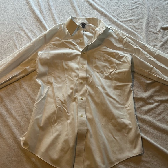 Brooks Brothers 1818 Men's Size 15.5-2/3 White Regent Fit Non-Iron Dress Shirt - Picture 2 of 3